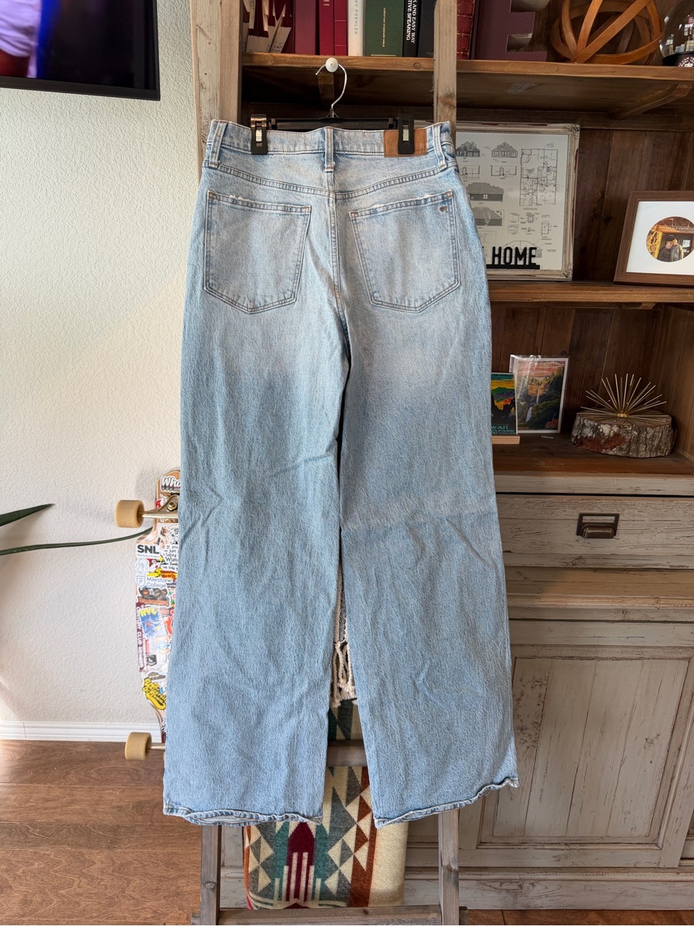 Madewell women’s super wide leg jeans size 28 - Picture 6 of 14